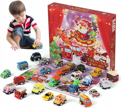 Advento kalendorius su mašinėlėmis