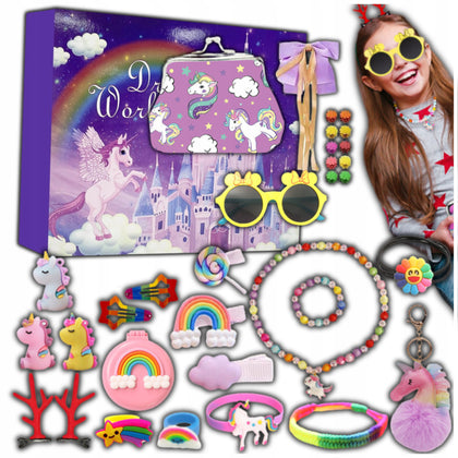 Advento kalendorius su plaukų aksesuarais