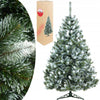 Apsnigta dirbtinė Kalėdų pušis PE 180cm. PVC