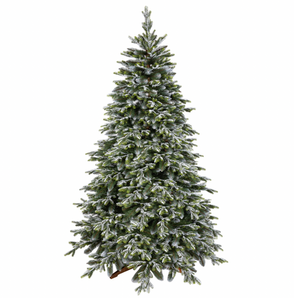 Apsnigta dirbtinė eglutė, Japonine eglė 220cm PE+PVC