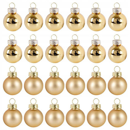 24vnt Eglutės žaisliukų rinkinys