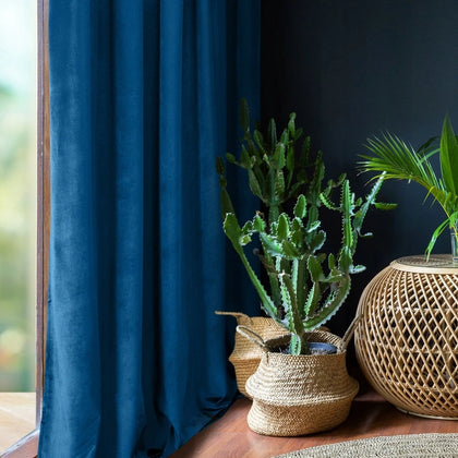 Minkšta Velvet naktinė užuolaida 140x270cm su kabliukais