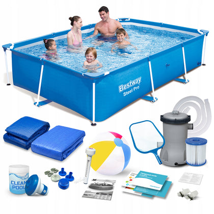 Bestway baseinas 259x170x61cm. 2300 litrai