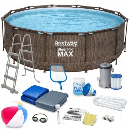 Bestway STEEL PRO MAX baseinas 366 x 366 cm 9150 litrai
