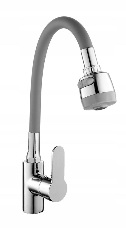 Virtuvinis maišytuvas pilkos spalvos