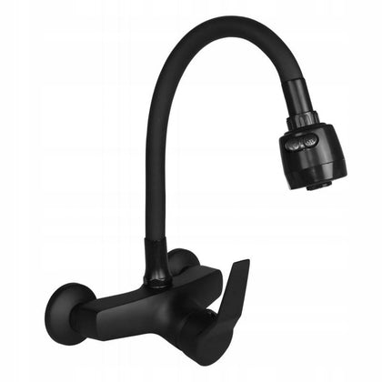 Sieninis virtuvinis maišytuvas Yoka Home AMADA juodas