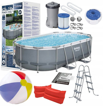 Bestway Power Steel stačiakampis baseinas 427x250x100 cm 7250 litrai