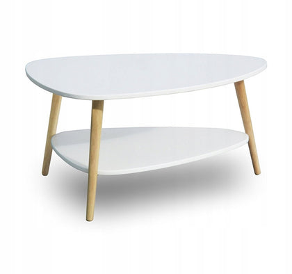 ModernHome kavos staliukas 90x67x45 cm baltas