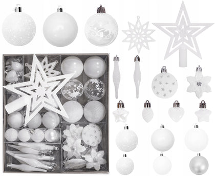 54vnt Eglutės žaisliukų rinkinys