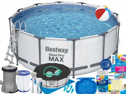 Apvalaus Bestway STEEL PRO MAX baseinas 366 x 122cm 10 250 litrų