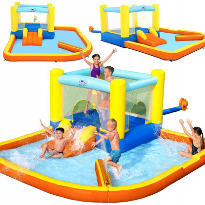 Bestway žaidimų aikštelės - baseinas - batutas 365x340x152cm