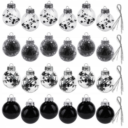 24vnt Eglutės žaisliukų rinkinys