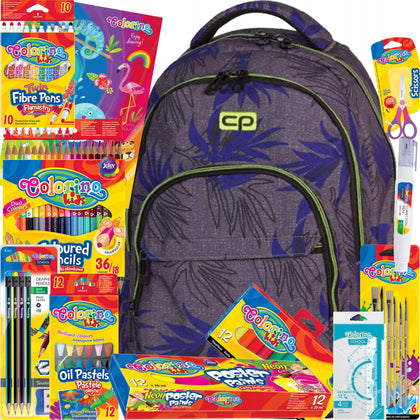 Mokyklinė kuprinė CoolPack su priedais