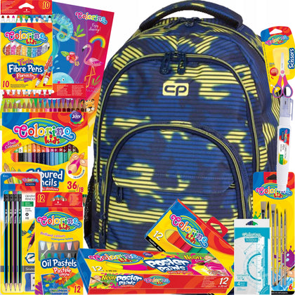 Mokyklinė kuprinė CoolPack su priedais