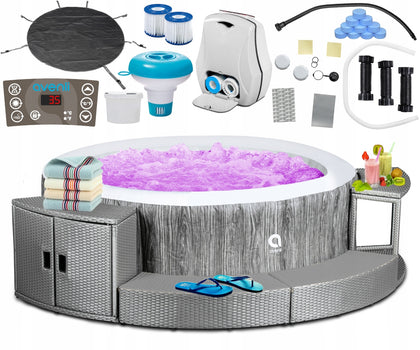 Pripučiama sūkurinė vonia SPA + baldai 1200 litrai