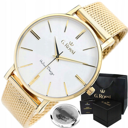 Kvarcinis moteriškas laikrodis G. Rossi JULIE + BOX