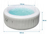 Pripučiama sūkurinė vonia LED Bestway 669 litrai