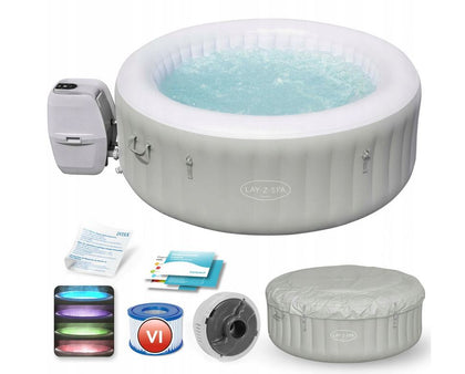 Pripučiama sūkurinė vonia LED Bestway 669 litrai