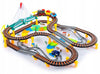 Elektrinis traukinys su bėgiais ir Automobilių lenktynių trasa Kinderplay