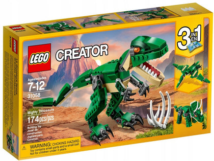 LEGO Creator dinozaurai 3in1 31058 7+