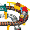 Elektrinis traukinys 2in1 lenktynių trasa traukinys Viaduct Auto XXL