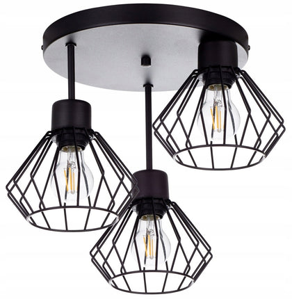 Pakabinamas trijų dalių šviestuvas