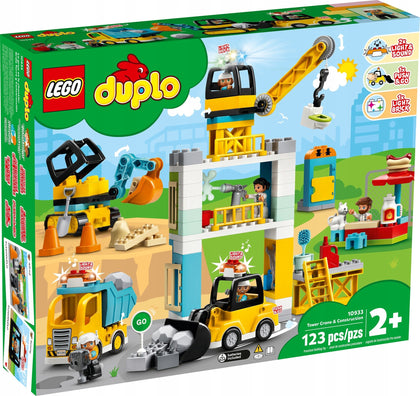 LEGO DUPLO 10933 Kranas ekskavatorius 2+