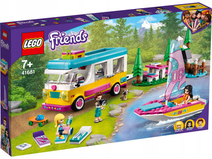 LEGO Friends 41681 stovyklavimo mikroautobusas ir burlaivis 7+