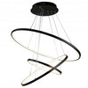 Pakabinamas šviestuvas SuperLED Ring 8168 juodas LED 11700lm