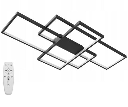Pakabinamas LED šviestuvas SuperLED 8168 juodas 11700lm