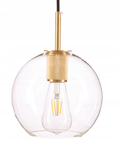 Skaidrus pakabinamas šviestuvas Ledigo Madrid Gold