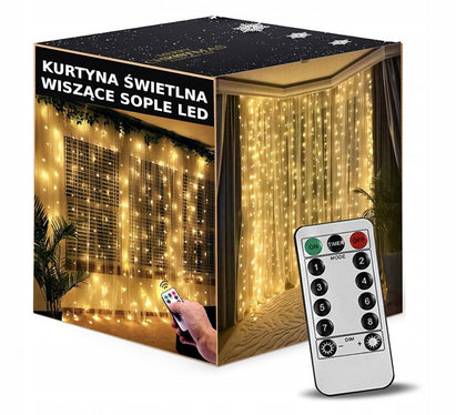 300 LED girlianda varvekliai USB
