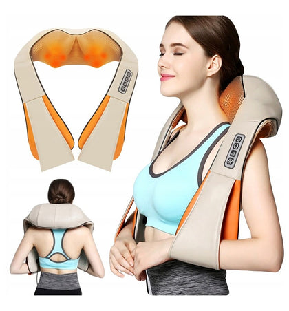 Shiatsu 3D šildomas pečių masažuoklis