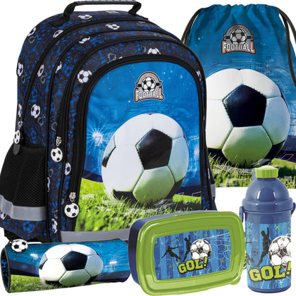 Mokyklinė kuprinė Derform su priedais