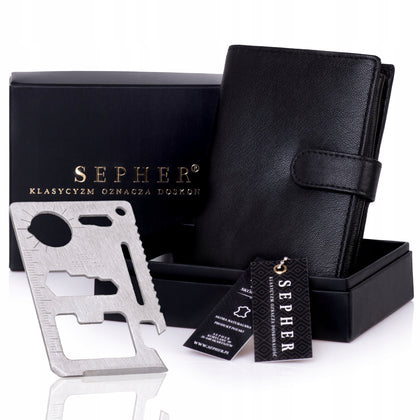 Odinė piniginė vyrams SEPHER