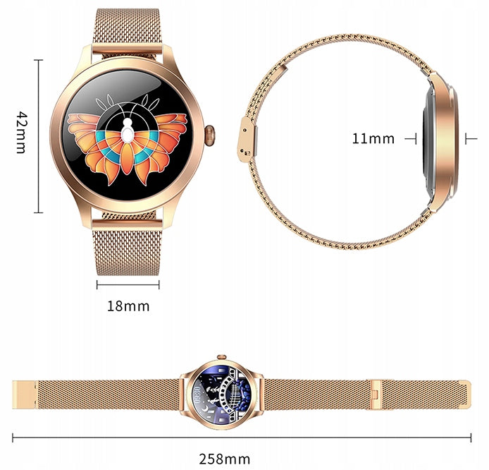 Moteriškas išmanus laikrodis