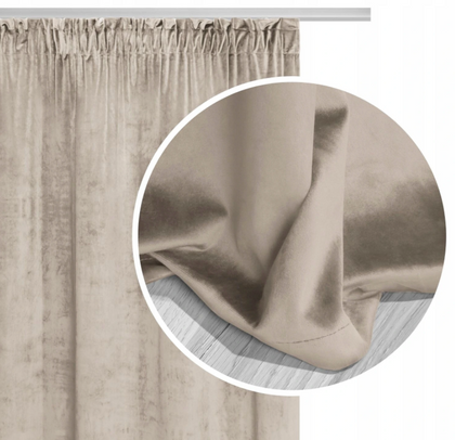 Aksominės-Velvet naktinės užuolaidos 140x270cm