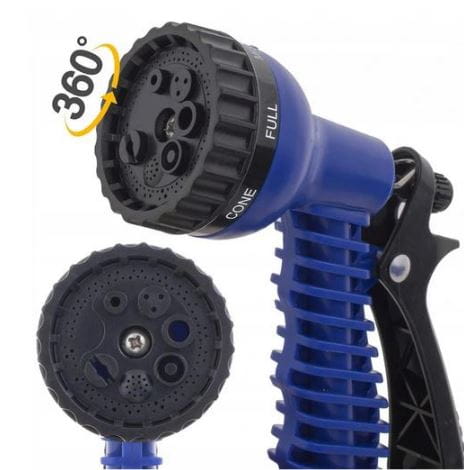 Ištempiama sodo žarna 15m + sodo purkštukas