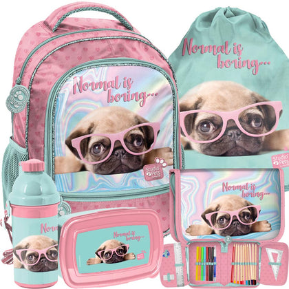 Mokyklinė kuprinė Paso su priedais