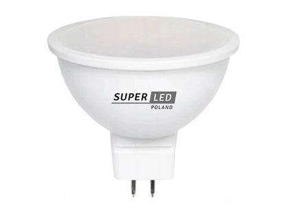 4VNT rinkinys LED lemputė MR16 12V 6W 480lm šilta