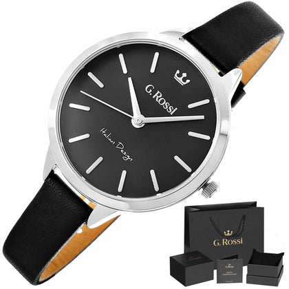 Moteriškas laikrodis G.Rossi juodas
