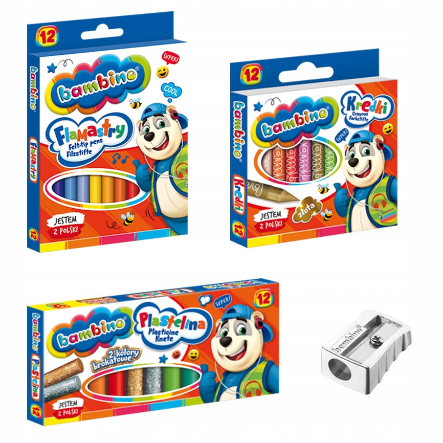 Mokyklinė kuprinė INCOOD su kanceliariniu rinkiniu