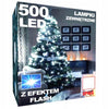 Elektrinė girlianda, 500 LED laukui.